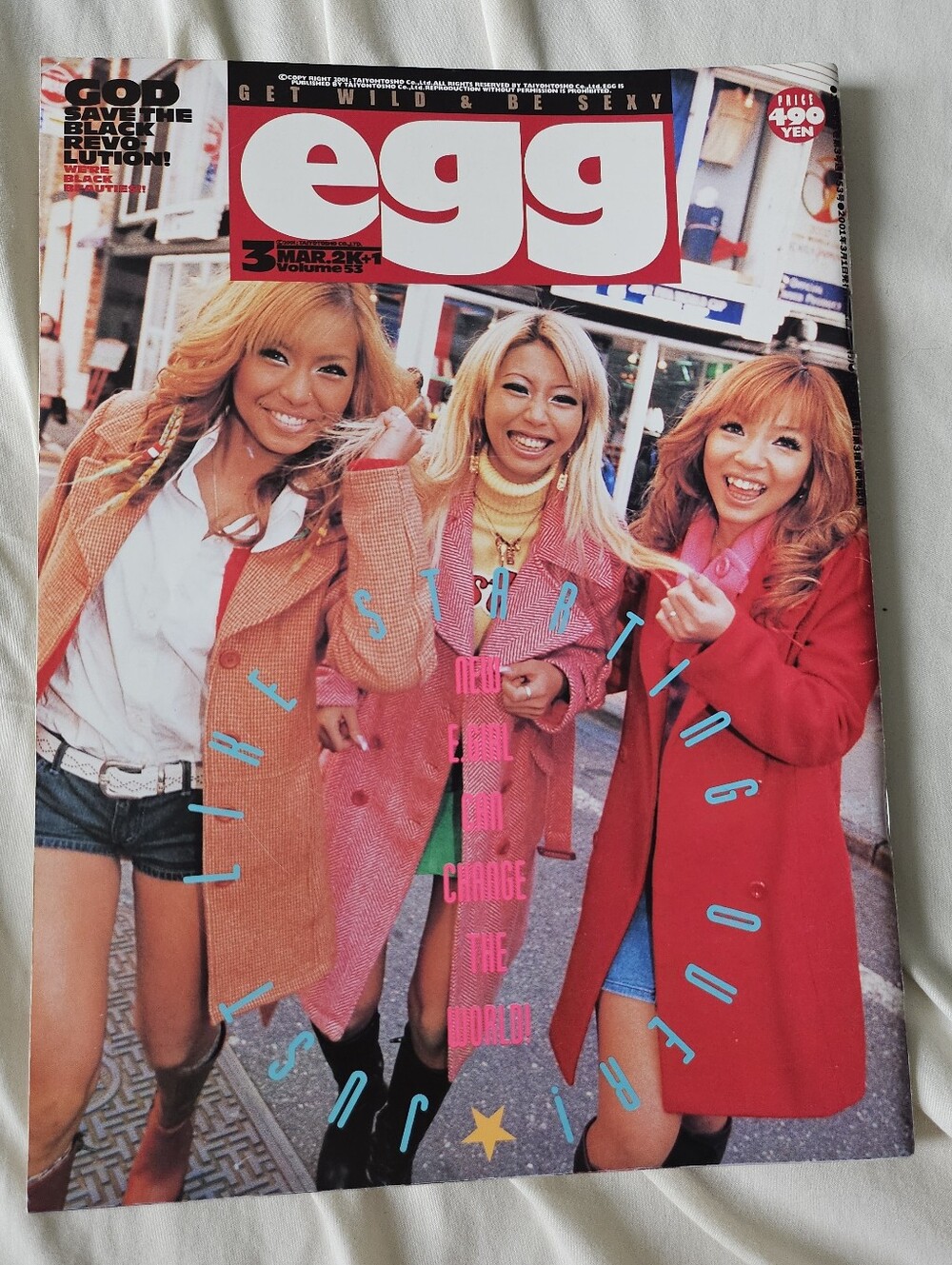 Egg March 2001 Gyaru Y2k Japanese Fashion Magazine